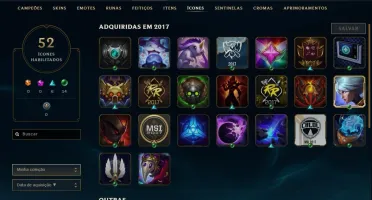 Conta Prata Vários Champse Skins