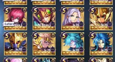 Saint Seiya Awakening - CONTA LV. 60 - TODOS SS