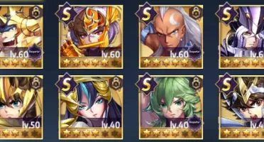 Saint Seiya Awakening - CONTA LV. 60 - TODOS SS