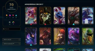 Conta de lol e valorant com mais de 1000 reais gastos