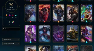 Conta de lol e valorant com mais de 1000 reais gastos