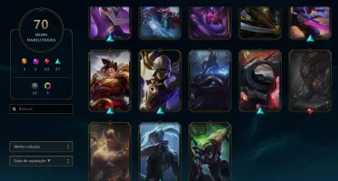 Conta de lol e valorant com mais de 1000 reais gastos