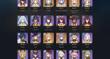 Conta Premium Genshin Impact Ar60 82 Personagens