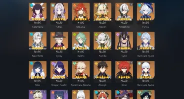 Conta Premium Genshin Impact Ar60 82 Personagens