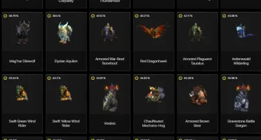 Conta Wow Blizzard Com Dragonflight E Transmogs Raros