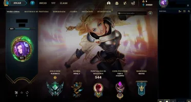 Conta LoL (Plat 2), 191 skins, todos os champ e 34k essência