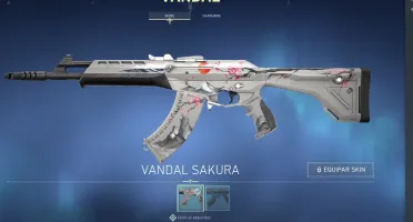Conta Valorant Prata 2 com SKIN de VANDAL SAKURA
