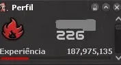 Conta level 226 no servidor purple