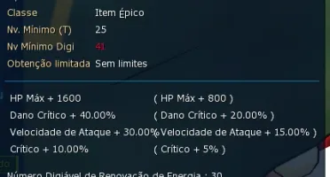 Conta Midgame LADMO Servidor Omegamon
