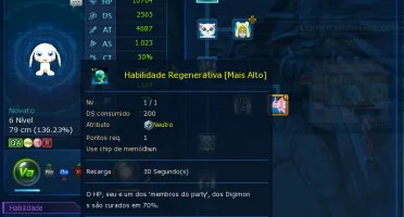 Conta Midgame LADMO Servidor Omegamon