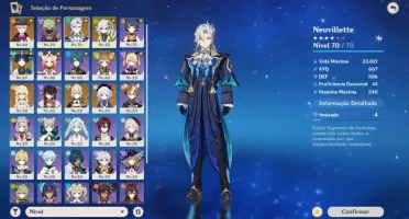 AR45 Neuvillette C1 / Nahida / Lyney / Andarilho