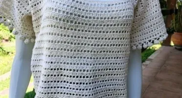 Blusa Anabela de Crochê