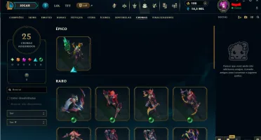 conta league of legends