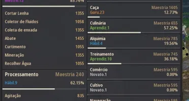 Conta LifeSKill / PVE