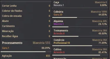 Conta LifeSKill / PVE