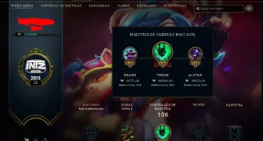 CONTA DE LOL UNRANKED, SKINS RECENTES, BARATA!!