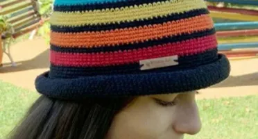 Chapéu Bucket Jamaica em Crochê