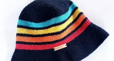 Chapéu Bucket Jamaica em Crochê