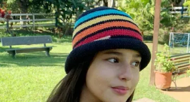 Chapéu Bucket Jamaica em Crochê