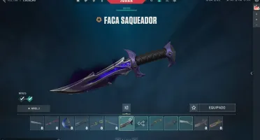 Valorant Com Faca E Coleções Raríssimas