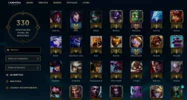CONTA LOL 356 SKINS ÓTIMO PREÇO