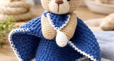 Naninha Ursinho Marinheiro Amigurumi