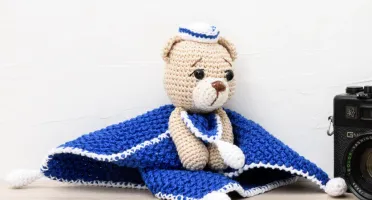 Naninha Ursinho Marinheiro Amigurumi
