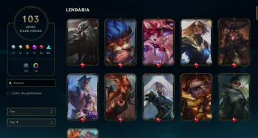 Conta lol lvl 339