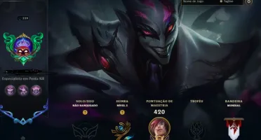 Conta lol lvl 339