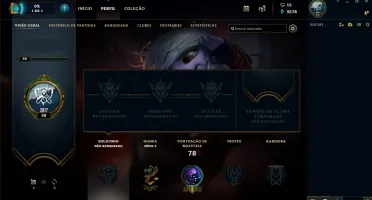 Conta Unranked League of legends