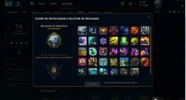 Conta Unranked League of legends