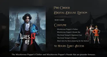 Lies Of P Pc Steam Deluxe Edition
