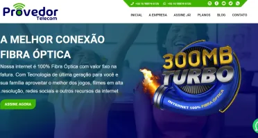 Site Pronto Para Provedor de Internet em PHP - Modelo 2