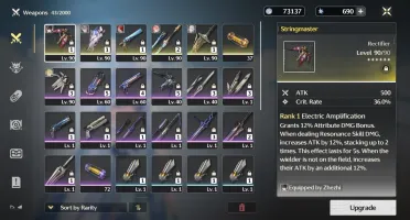 Wuthering Waves - Todos personagens+5 armas 5*(3 assinatura)