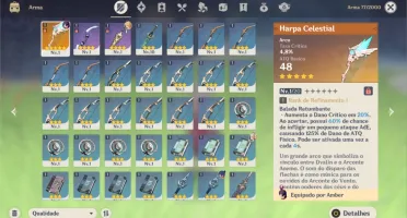 Conta com Harpa Celestial AR - 10
