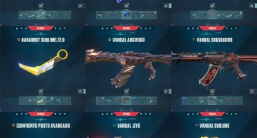 ⭐Conta C/ 4 Facas E 67 Skins⭐Full Acesso⭐Entrega Automática⭐