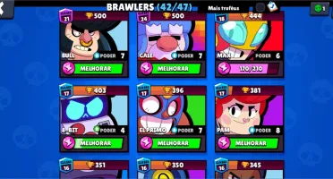 Conta de brawl stars