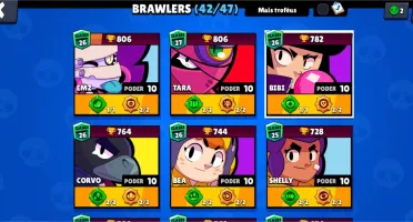 Conta de brawl stars