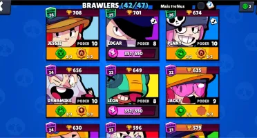 Conta de brawl stars