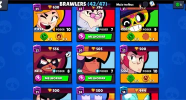 Conta de brawl stars