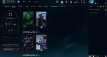 Conta Lol Parada