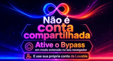 Créditos Lovable Infinitos, sem limite pra sua criação