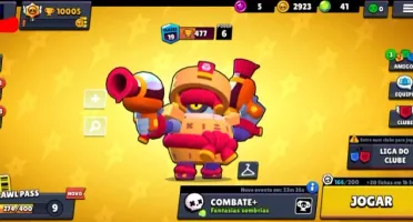 CONTA BRAWL STARS, NÍVEL 70, 10000 TROFÉIS! BARATA!
