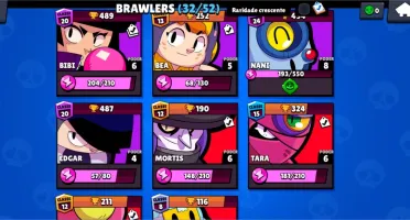 CONTA BRAWL STARS, NÍVEL 70, 10000 TROFÉIS! BARATA!