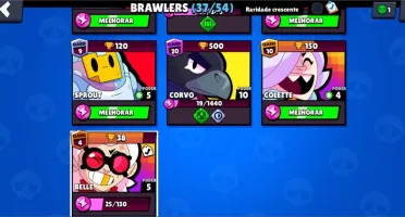CONTA BRAWL STARS, NÍVEL 70, 10000 TROFÉIS! BARATA!