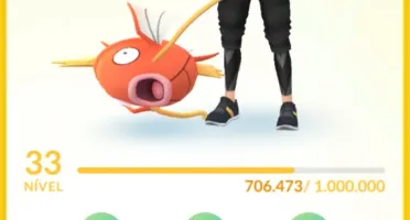 Conta Pokemón Go Lvl 33 Time Amarelo