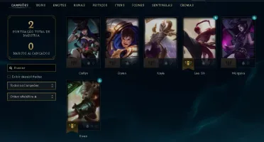 Conta lvl 9 com Lee sin dragão da tormenta
