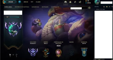 Conta League of Legends Diamante 1 TODOS OS CHAMPS