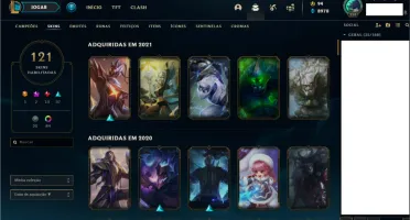 Conta League of Legends Diamante 1 TODOS OS CHAMPS
