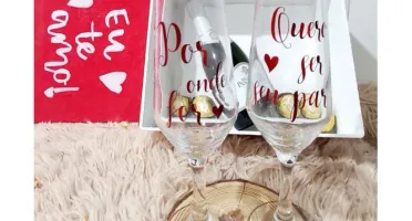 Taça de Champanhe Personalizada